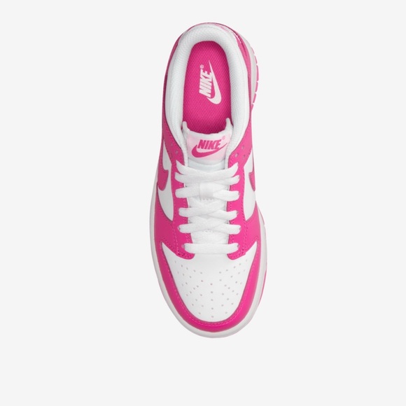 Nike Dunk Low 7Y/8.5W Sneakers in Pink and White - Picture 13 of 15